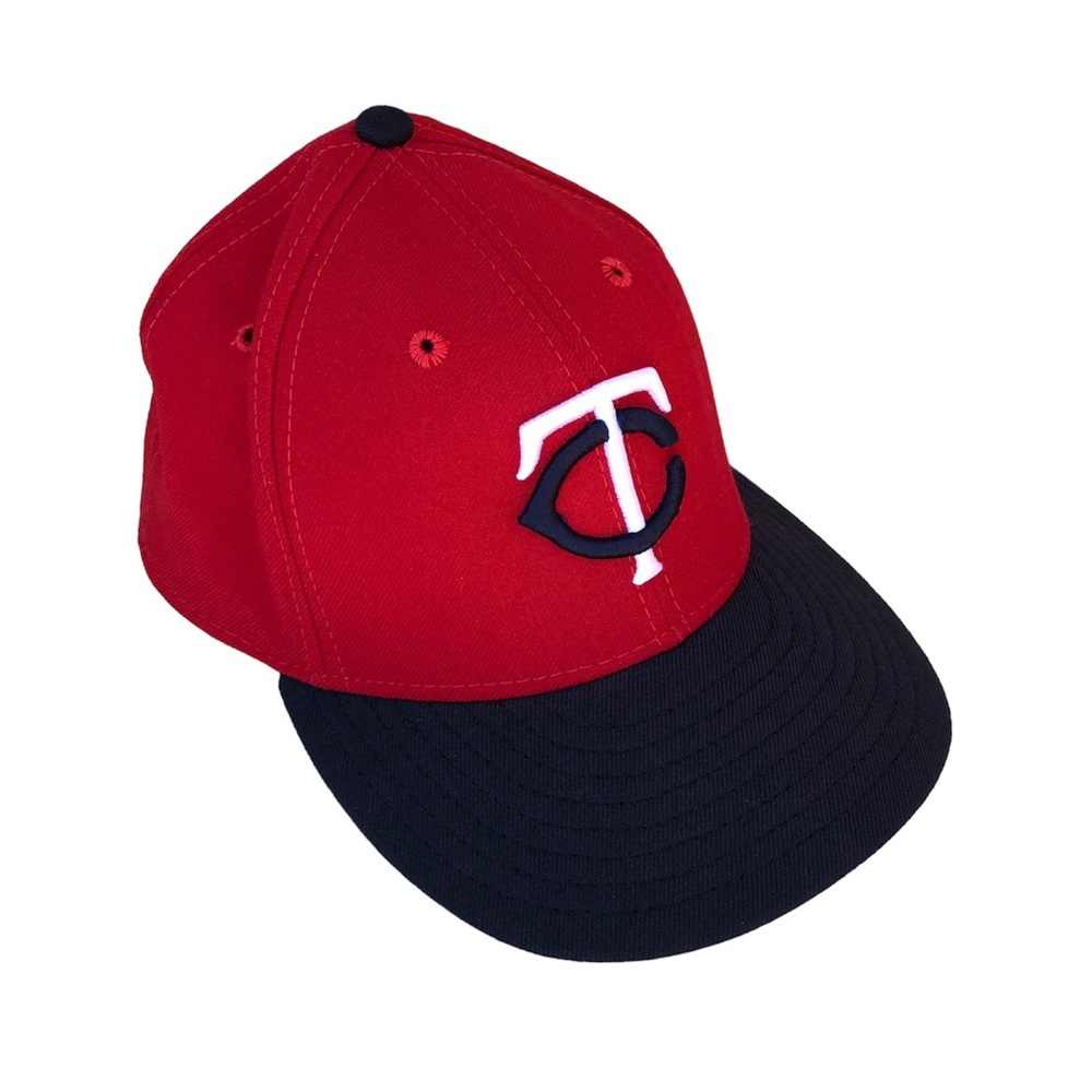 New Era 59Fifty Vintage Minnesota Twins MLB Made USA‎ Fitted Hat Cap Sz 7